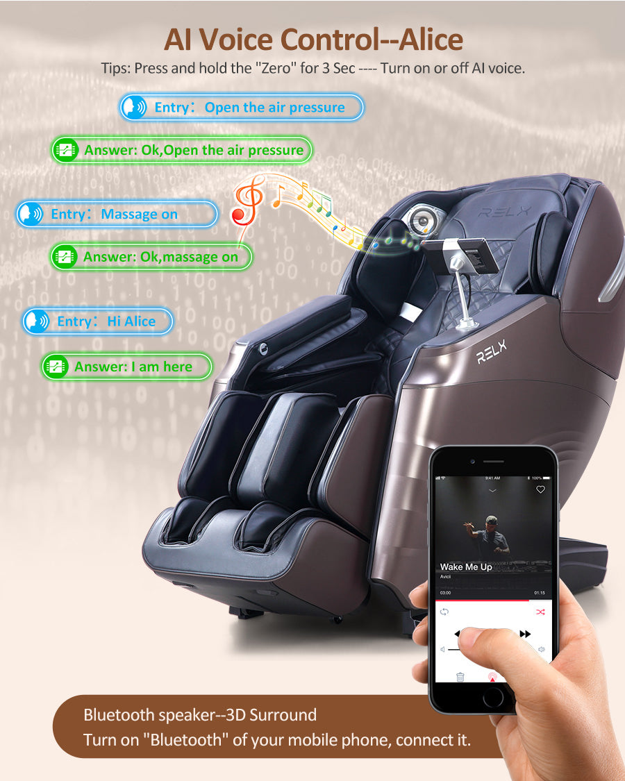 RELX Mars Pro AI Voice Controlled Massage Chair