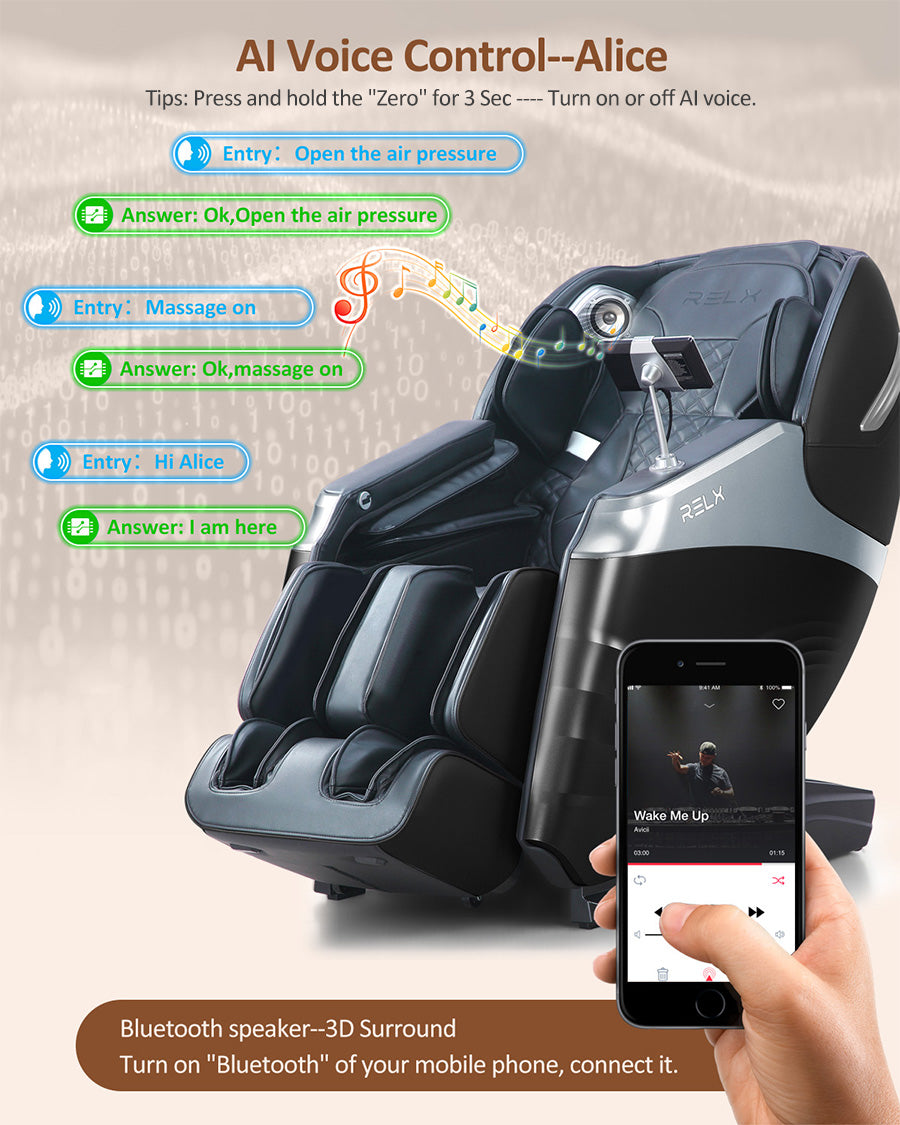 RELX Mars Pro AI Voice Controlled Massage Chair